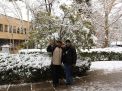 گزارش تصویری از روز 16 آذر اولین برف در دانشگاه شاهرود