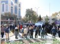 گزارش تصویری حمایت دانشگاهیان از مردم فلسطین