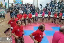 گزارش تصویری | جشن گلریزان در زورخانه دانشگاه صنعتی شاهرود برای کمک به زلزله زدگان غرب کشور 