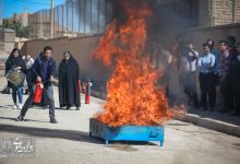 گزارش تصویری  | برگزاری كارگاه اطفاءحريق در دانشگاه 
