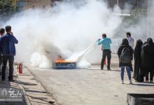 گزارش تصویری  | برگزاری كارگاه اطفاءحريق در دانشگاه 