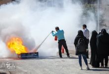 گزارش تصویری  | برگزاری كارگاه اطفاءحريق در دانشگاه 