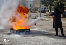 گزارش تصویری  | برگزاری كارگاه اطفاءحريق در دانشگاه 