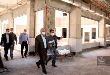 بازدید ریاست محترم دانشگاه و هیات همراه از پروژه های نیمه تمام دانشگاه