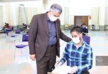 گزارش تصویری کنکور کارشناسی (31مرداد1399)روز سوم- بازدید نماینده محترم و ریاست دانشگاه از محل برگزاری کنکور