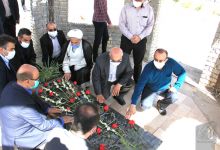 گزارش تصویری مراسم ادای احترام به مقام والای شهدای گمنام دانشگاه های شهرستان شاهرود