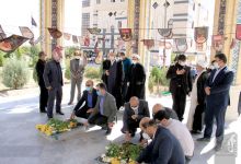 گزارش تصویری مراسم ادای احترام به مقام والای شهدای گمنام دانشگاه های شهرستان شاهرود
