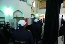 گزارش تصویری مراسم استقبال، تشيع و وداع با پيكر مطهر شهيد گمنام