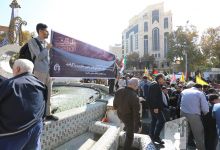 گزارش تصویری حمایت دانشگاهیان از مردم فلسطین