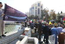 گزارش تصویری حمایت دانشگاهیان از مردم فلسطین