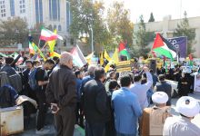 گزارش تصویری حمایت دانشگاهیان از مردم فلسطین