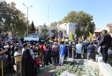 گزارش تصویری حمایت دانشگاهیان از مردم فلسطین