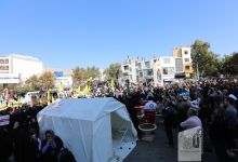 گزارش تصویری حمایت دانشگاهیان از مردم فلسطین