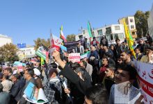 گزارش تصویری حمایت دانشگاهیان از مردم فلسطین