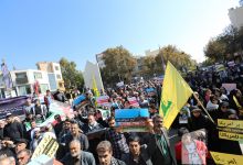 گزارش تصویری حمایت دانشگاهیان از مردم فلسطین