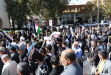 گزارش تصویری حمایت دانشگاهیان از مردم فلسطین