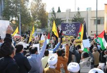 گزارش تصویری حمایت دانشگاهیان از مردم فلسطین