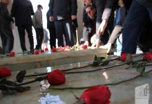 گزارش تصویری مراسم گلباران مزار شهدای گمنام دانشگاه صنعتی شاهرود