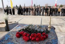 گزارش تصویری مراسم گلباران مزار شهدای گمنام دانشگاه صنعتی شاهرود