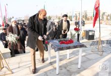 گزارش تصویری مراسم گلباران مزار شهدای گمنام دانشگاه صنعتی شاهرود