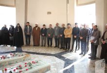 گزارش تصویری مراسم گلباران مزار شهدای گمنام دانشگاه صنعتی شاهرود