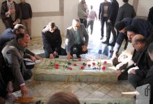 گزارش تصویری مراسم گلباران مزار شهدای گمنام دانشگاه صنعتی شاهرود
