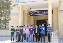 گزارش تصویری  بازدی دانش آموزان دبیرستان تبیان