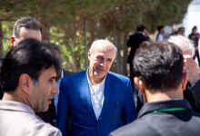 بازدید دکتر سعید حبیبا هیات همراه از مسابقات 