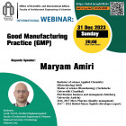 INTERNATIONAL WEBINAR:Good Manufacturing Practice (GMP)