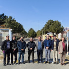 بازدید رییس دانشگاه ، دکتر ایزدی فرد، معاون مالی اداری دانشگاه، دکتر مولایی و شهردار بسطام، مهندس حسینی، از دانشکده کشاورزی