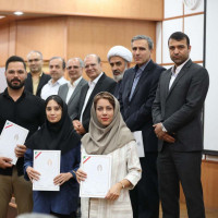 تقدیر از دانشجویان برتر آموزشی  دانشکده تربیت بدنی 