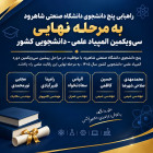راهیابی پنج دانشجوی دانشگاه صنعتی شاهرود به مرحله نهایی سی‌ویکمین المپیاد علمی‌ـ‌دانشجویی کشور