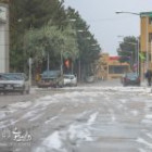 گزارش تصویری |  بارش تگرگ بهاری  و آب گرفتگی معابر دانشگاه 